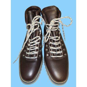 Cole Haan Men's Size 7M Zerogrand  Brown Leather Waterproof Hiking Boots New NWO